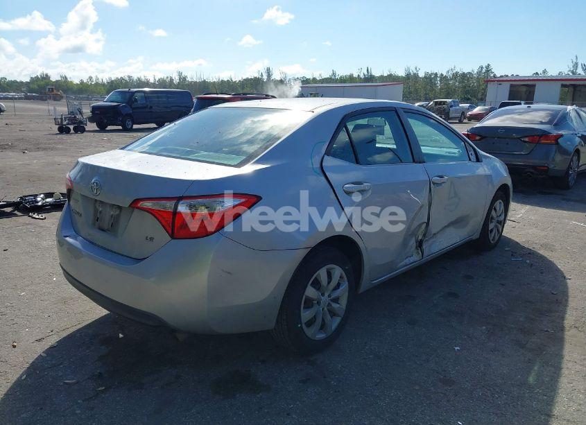 Photo 4 of 2015 Toyota Corolla LE (VIN 2T1BURHE2FC349368)