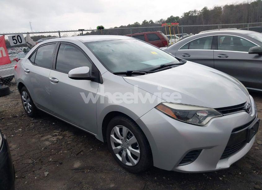 2015 Toyota Corolla LE (VIN 2T1BURHE2FC416602) main photo