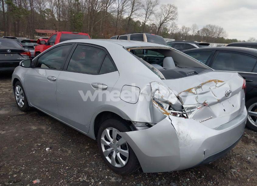Photo 3 of 2015 Toyota Corolla LE (VIN 2T1BURHE2FC416602)