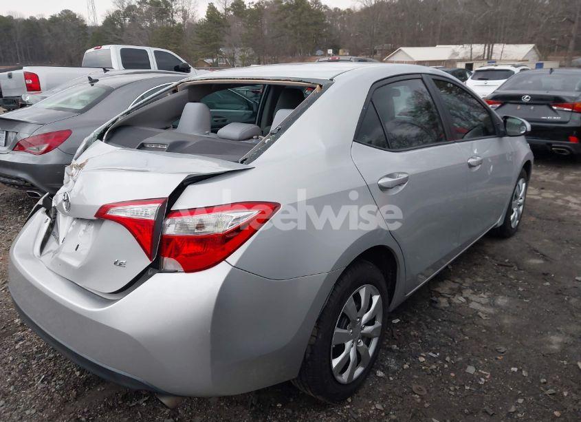 Photo 4 of 2015 Toyota Corolla LE (VIN 2T1BURHE2FC416602)