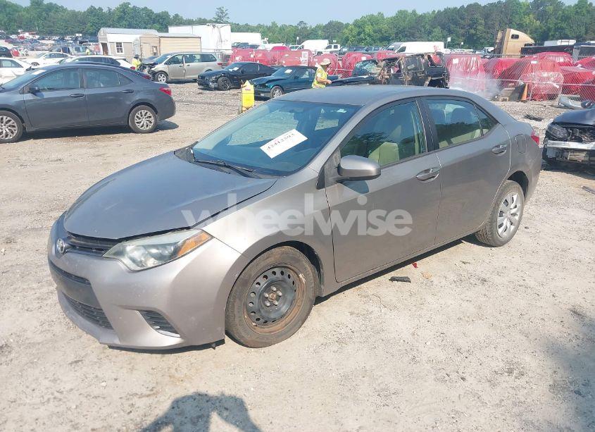 Photo 2 of 2015 Toyota Corolla LE (VIN 2T1BURHE2FC466027)