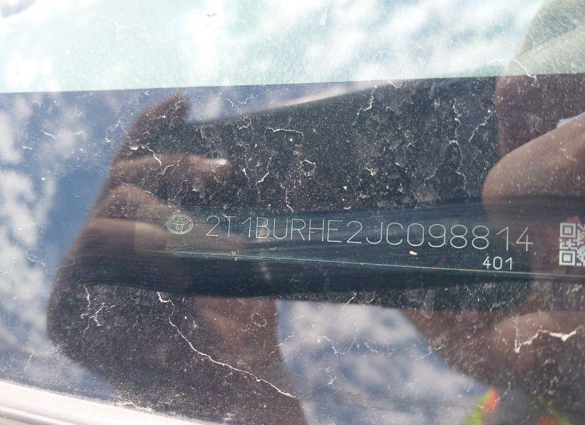 Photo 9 of 2018 Toyota Corolla LE (VIN 2T1BURHE2JC098814)