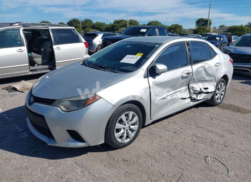 Photo 2 of 2014 Toyota Corolla LE (VIN 2T1BURHE3EC079937)