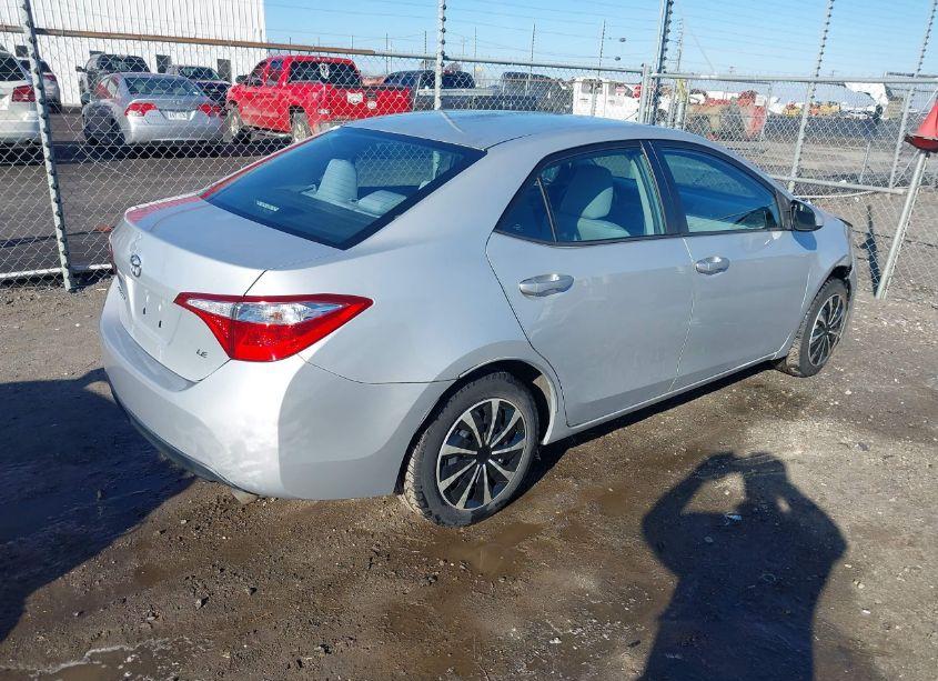 Photo 4 of 2015 Toyota Corolla LE (VIN 2T1BURHE3FC344275)