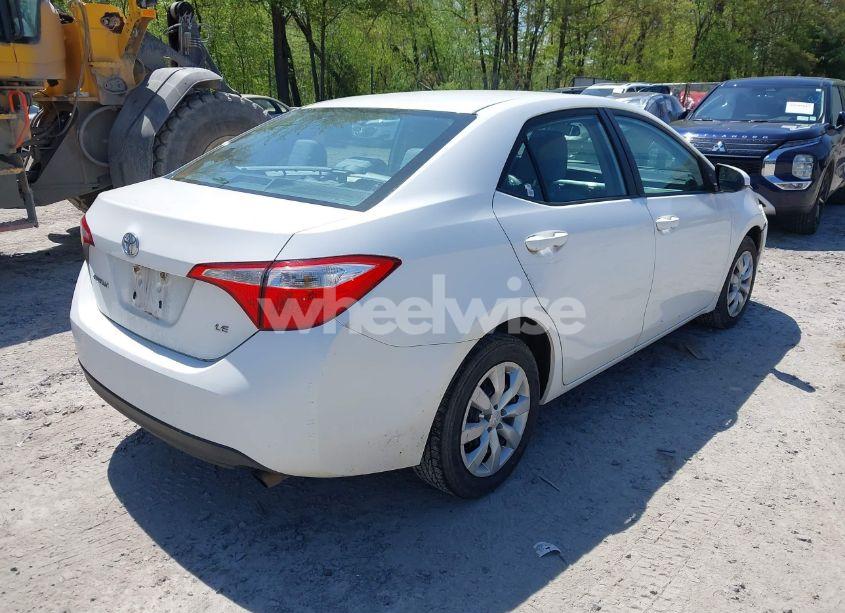 Photo 4 of 2015 Toyota Corolla LE (VIN 2T1BURHE3FC417824)