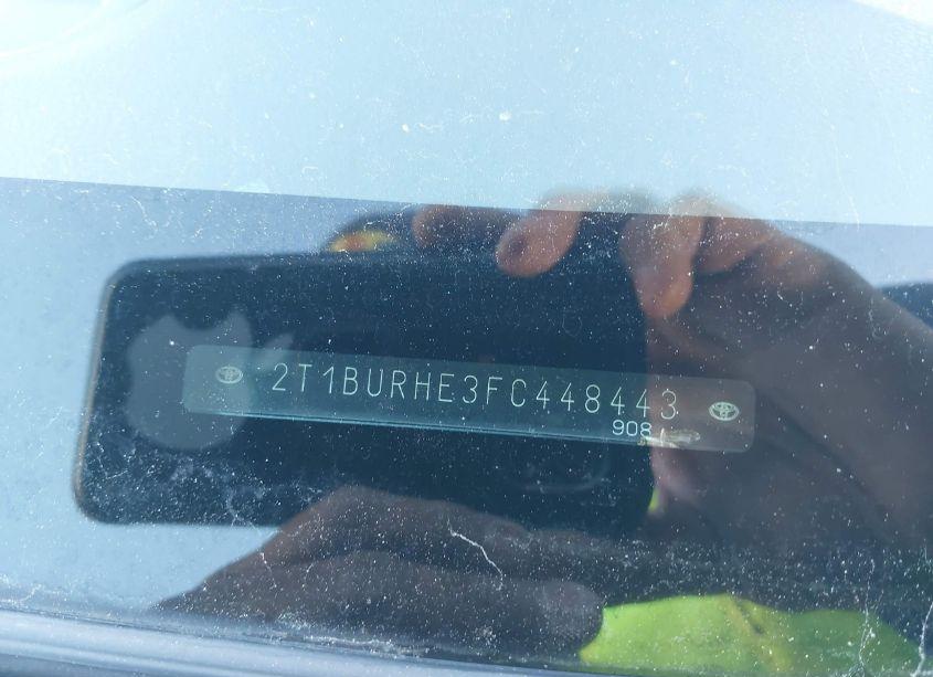 Photo 9 of 2015 Toyota Corolla LE (VIN 2T1BURHE3FC448443)