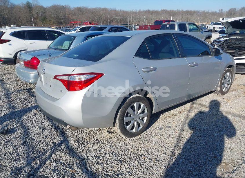 Photo 4 of 2015 Toyota Corolla LE (VIN 2T1BURHE3FC451830)