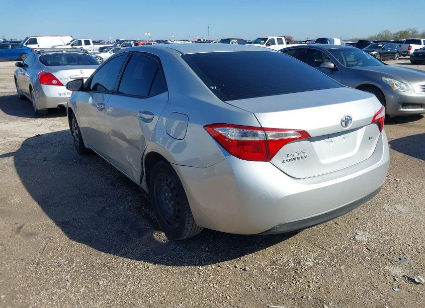 Photo 3 of 2016 Toyota Corolla LE (VIN 2T1BURHE3GC558037)