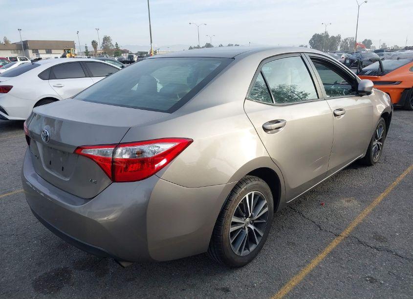 Photo 4 of 2016 Toyota Corolla LE PLUS (VIN 2T1BURHE3GC625445)