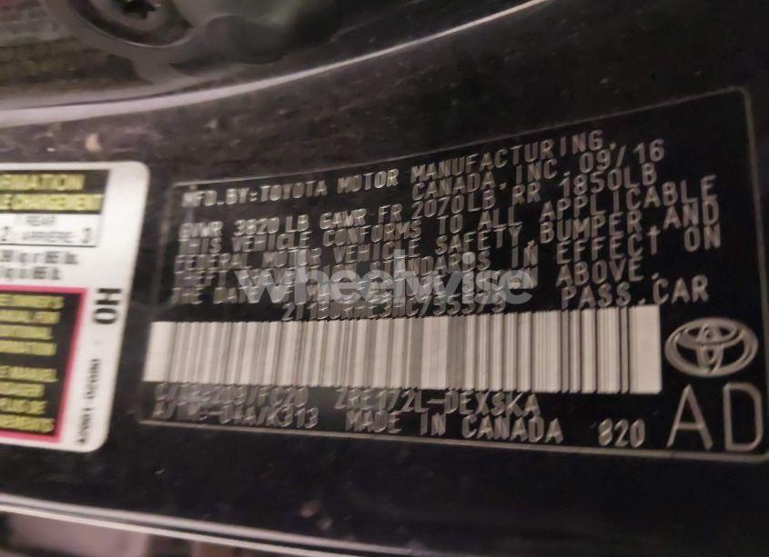 Photo 9 of 2017 Toyota Corolla SE (VIN 2T1BURHE3HC755579)