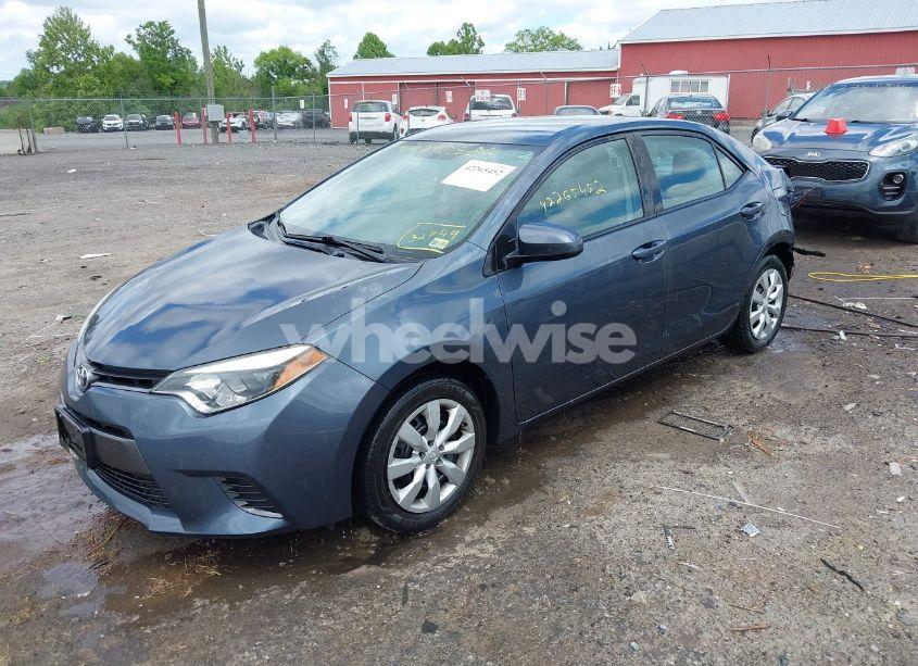 Photo 2 of 2015 Toyota Corolla LE (VIN 2T1BURHE4FC321149)