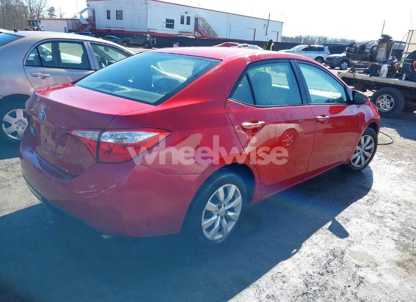 Photo 4 of 2015 Toyota Corolla LE (VIN 2T1BURHE4FC326805)