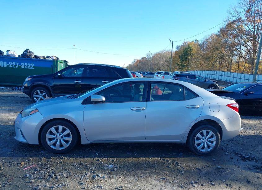 Photo 14 of 2015 Toyota Corolla L/LE/LE PLS/PRM/S/S PLS (VIN 2T1BURHE4FC357665)