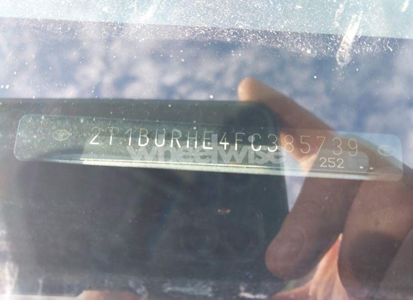 Photo 9 of 2015 Toyota Corolla LE (VIN 2T1BURHE4FC385739)