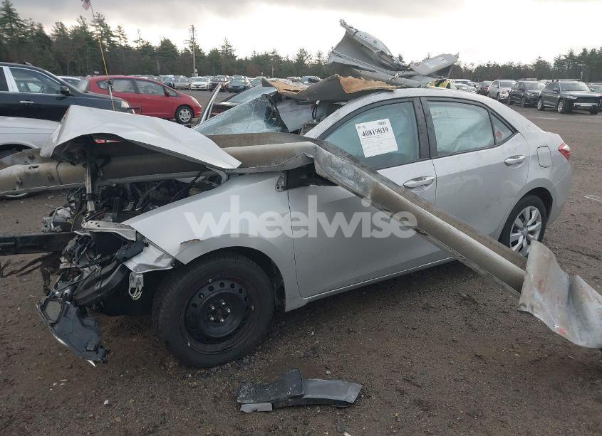 Photo 2 of 2015 Toyota Corolla LE (VIN 2T1BURHE4FC386079)