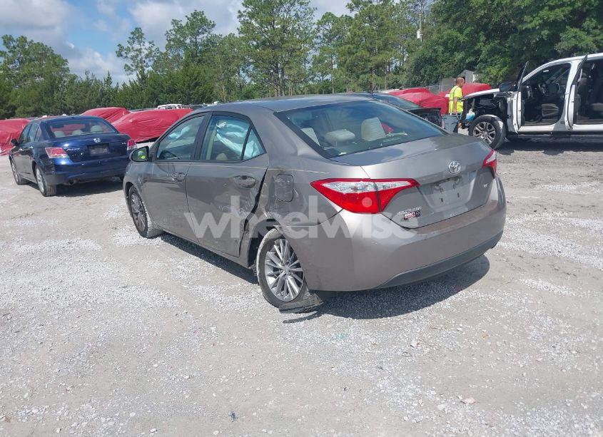 Photo 3 of 2015 Toyota Corolla LE PLUS (VIN 2T1BURHE4FC437628)