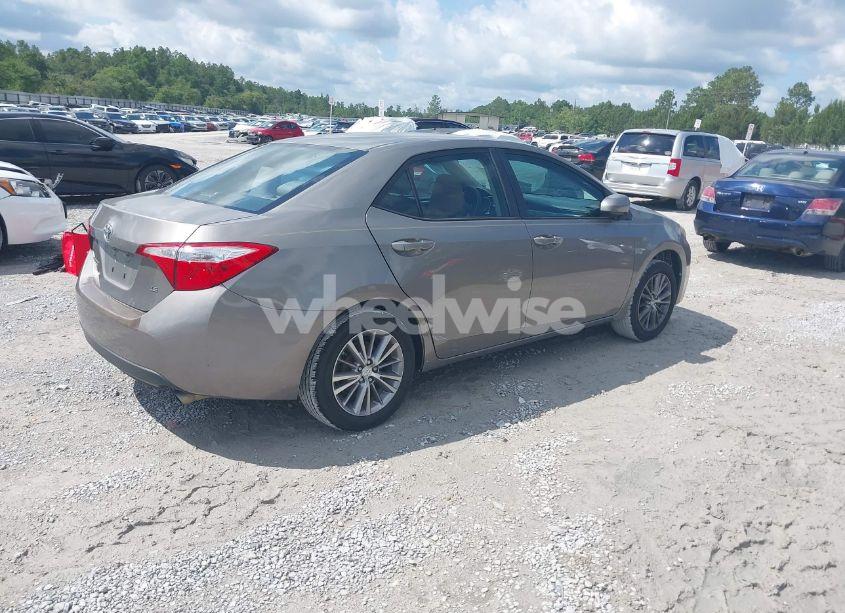 Photo 4 of 2015 Toyota Corolla LE PLUS (VIN 2T1BURHE4FC437628)