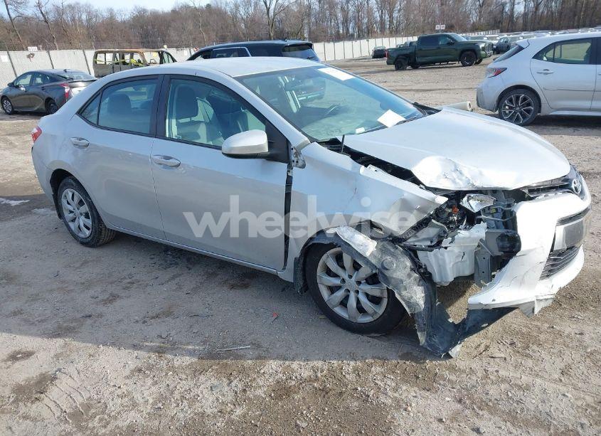 2016 Toyota Corolla LE (VIN 2T1BURHE4GC569645) main photo