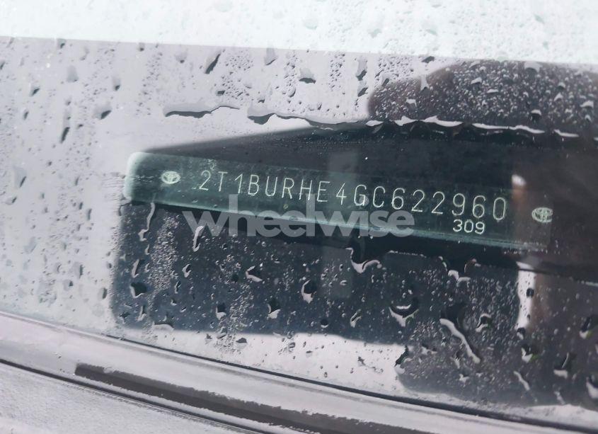 Photo 9 of 2016 Toyota Corolla S PLUS (VIN 2T1BURHE4GC622960)