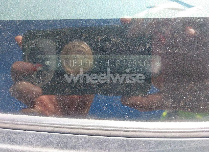 Photo 9 of 2017 Toyota Corolla LE (VIN 2T1BURHE4HC817846)