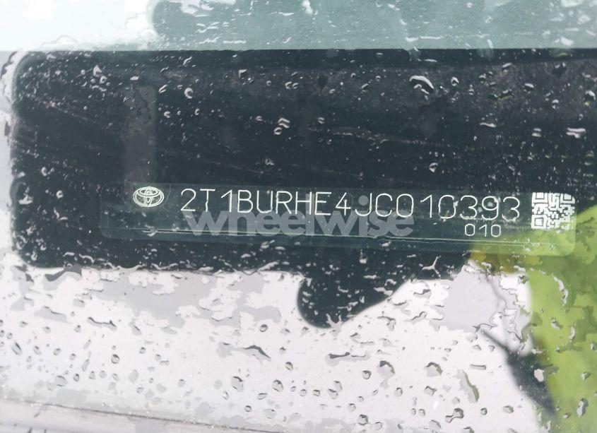 Photo 9 of 2018 Toyota Corolla XSE (VIN 2T1BURHE4JC010393)