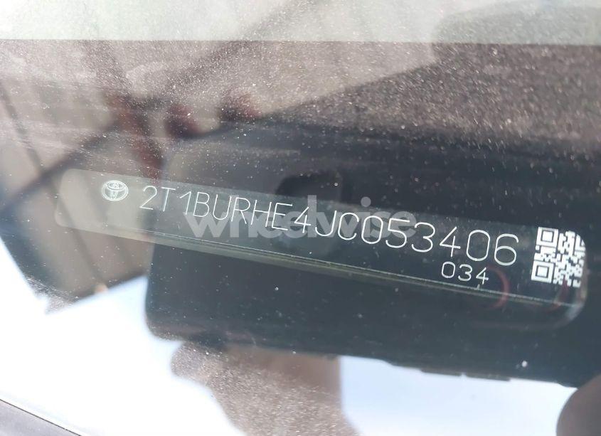 Photo 9 of 2018 Toyota Corolla LE (VIN 2T1BURHE4JC053406)