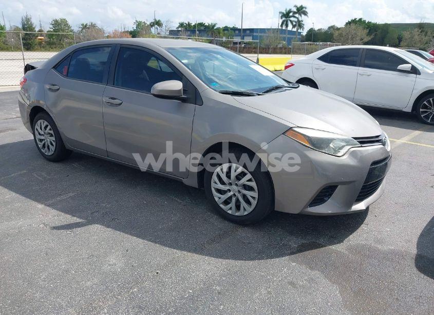 2015 Toyota Corolla LE (VIN 2T1BURHE5FC434253) main photo