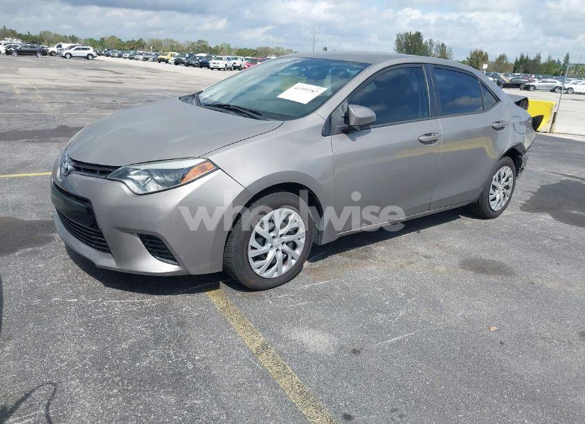 Photo 2 of 2015 Toyota Corolla LE (VIN 2T1BURHE5FC434253)