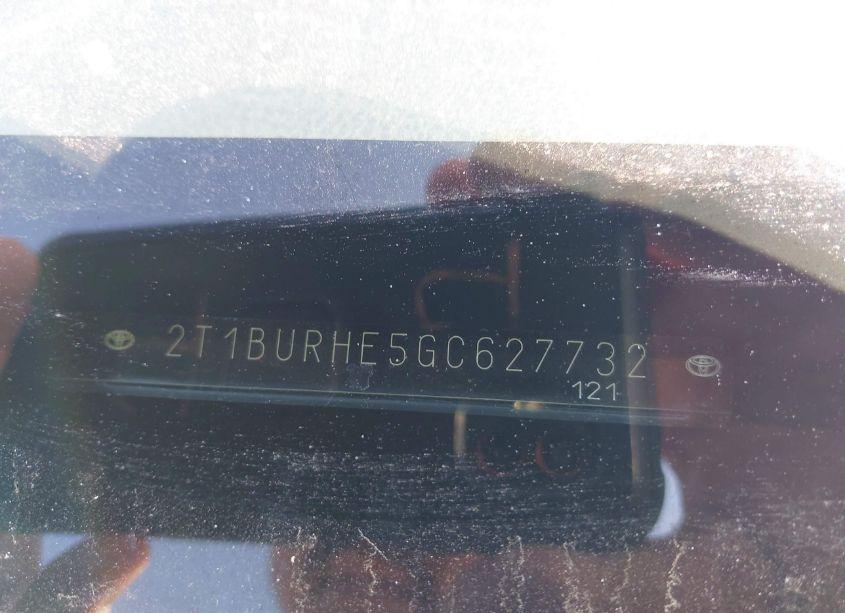 Photo 9 of 2016 Toyota Corolla LE (VIN 2T1BURHE5GC627732)