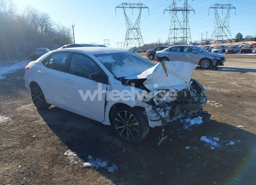 2019 Toyota Corolla SE (VIN 2T1BURHE5KC195944) main photo