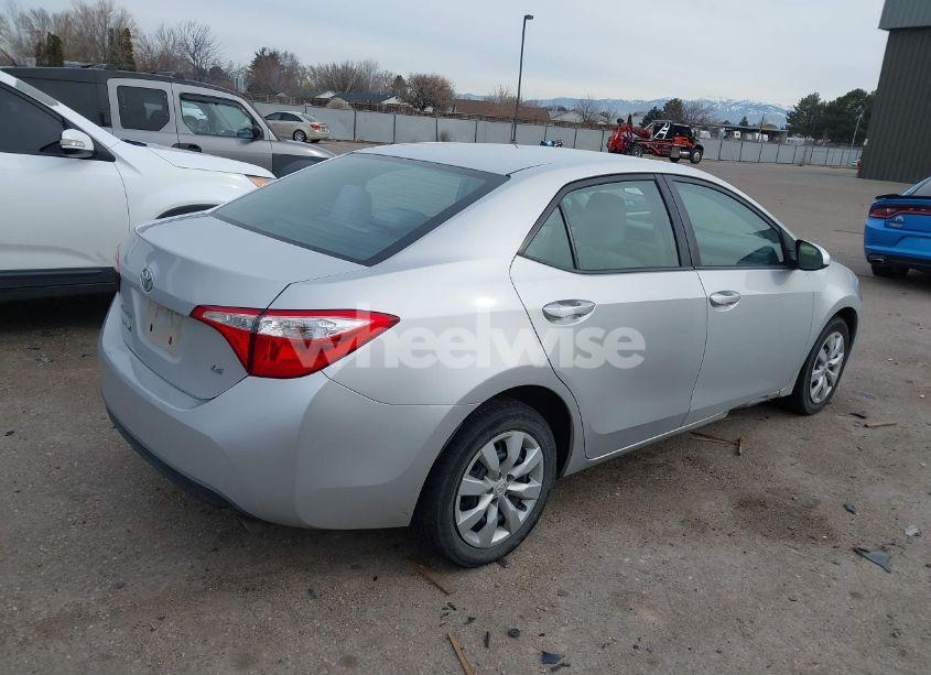 Photo 4 of 2014 Toyota Corolla LE (VIN 2T1BURHE6EC120321)