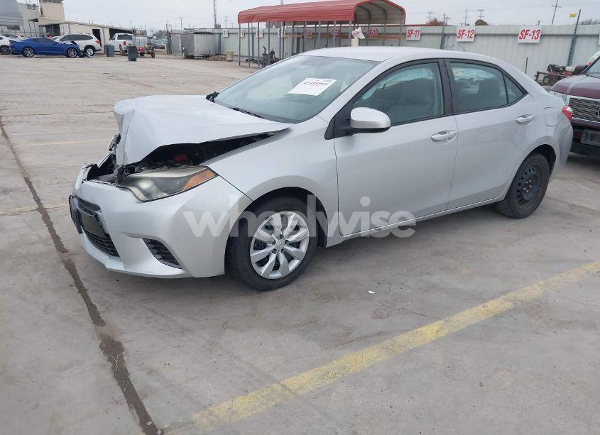 Photo 2 of 2015 Toyota Corolla LE (VIN 2T1BURHE6FC360163)