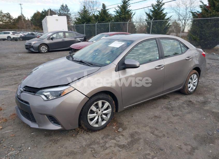 Photo 2 of 2015 Toyota Corolla LE (VIN 2T1BURHE6FC387931)