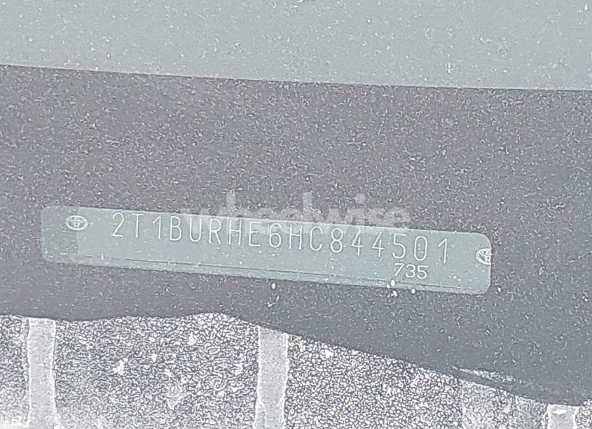 Photo 9 of 2017 Toyota Corolla LE (VIN 2T1BURHE6HC844501)