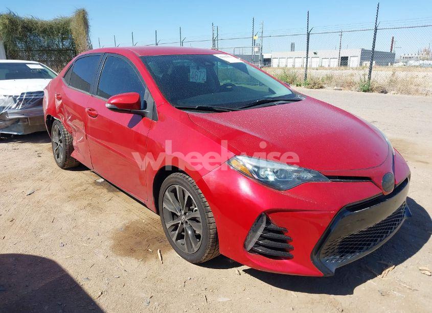 2018 Toyota Corolla SE (VIN 2T1BURHE6JC017619) main photo