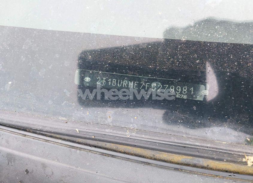 Photo 17 of 2015 Toyota Corolla LE PLUS (VIN 2T1BURHE7FC279981)