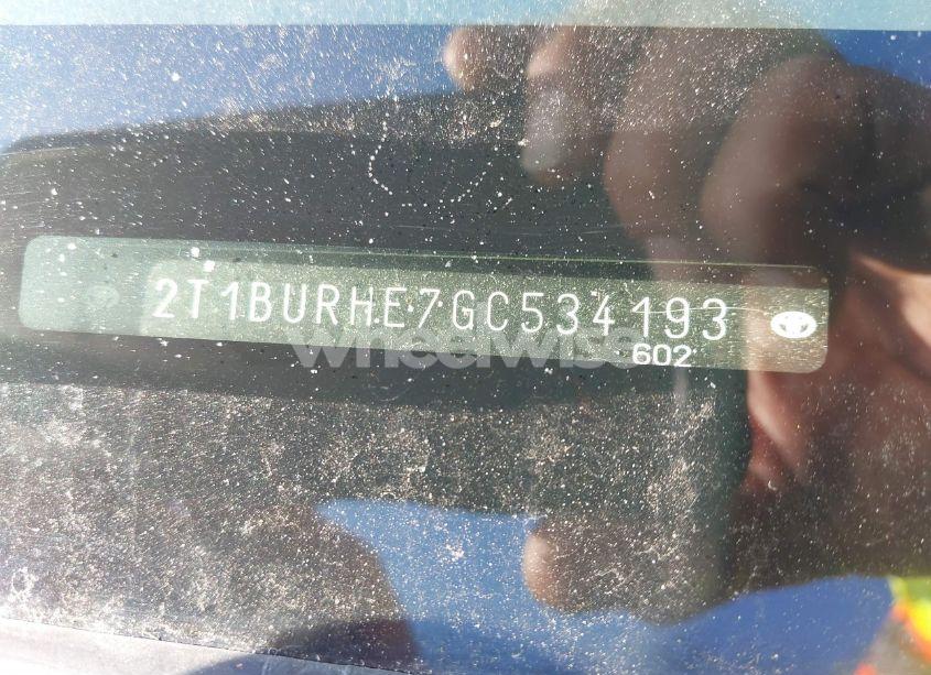 Photo 9 of 2016 Toyota Corolla LE (VIN 2T1BURHE7GC534193)