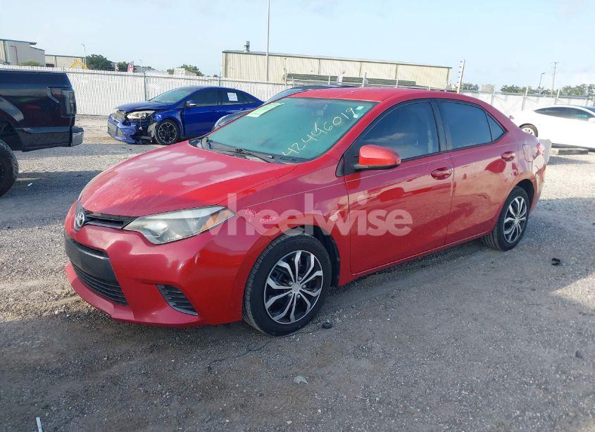 Photo 2 of 2016 Toyota Corolla LE (VIN 2T1BURHE7GC620765)