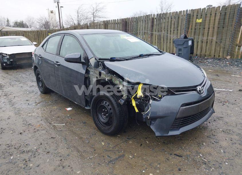 2016 Toyota Corolla LE (VIN 2T1BURHE7GC637369) main photo