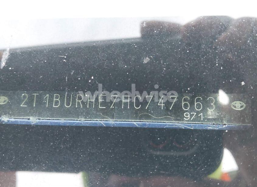 Photo 9 of 2017 Toyota Corolla SE (VIN 2T1BURHE7HC747663)