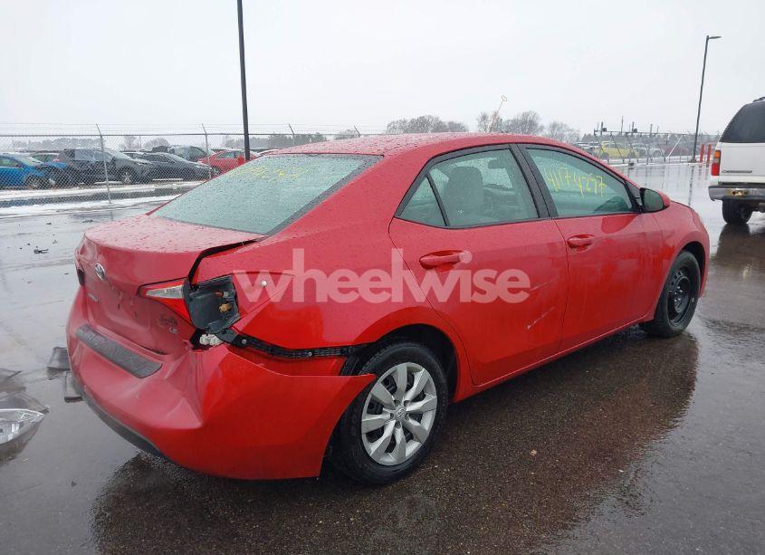 Photo 4 of 2015 Toyota Corolla LE (VIN 2T1BURHE8FC388157)