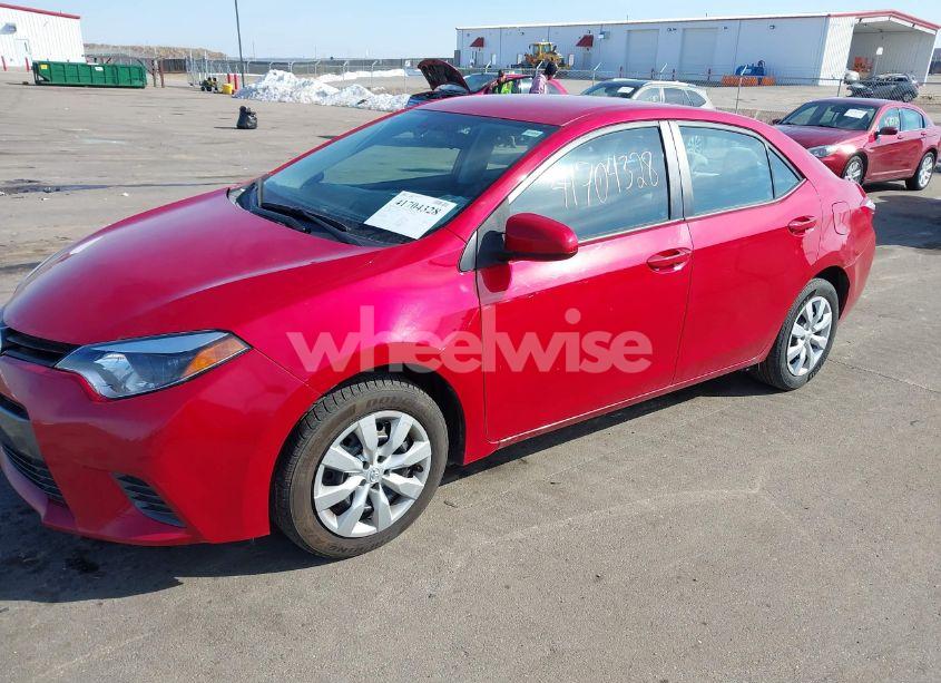 Photo 2 of 2015 Toyota Corolla LE (VIN 2T1BURHE8FC477713)