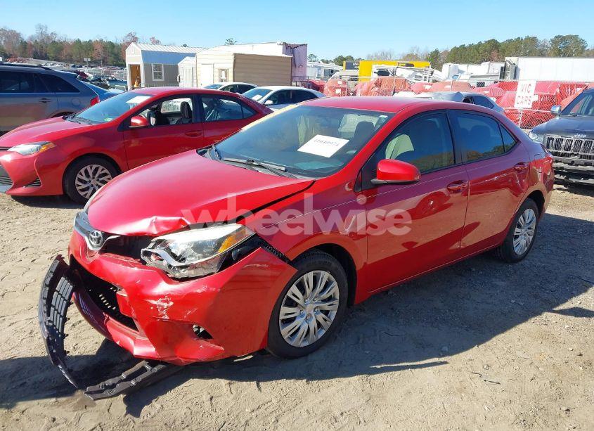 Photo 2 of 2016 Toyota Corolla LE (VIN 2T1BURHE8GC634612)