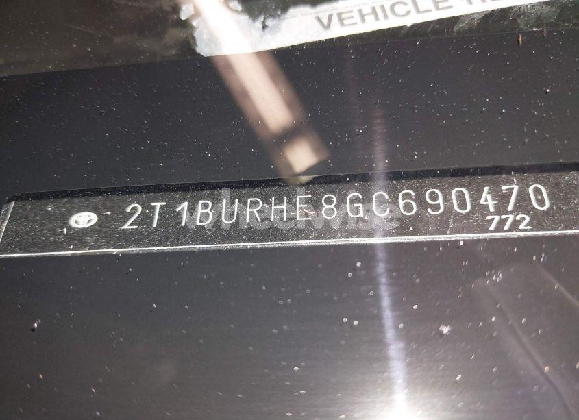 Photo 17 of 2016 Toyota Corolla LE (VIN 2T1BURHE8GC690470)