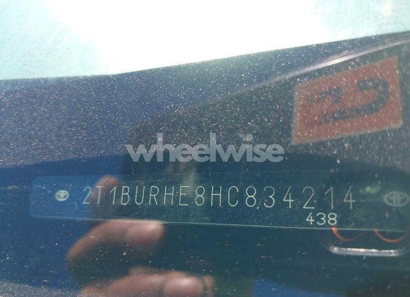 Photo 9 of 2017 Toyota Corolla LE (VIN 2T1BURHE8HC834214)