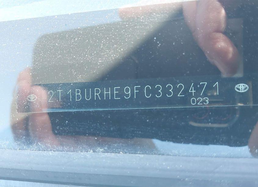 Photo 9 of 2015 Toyota Corolla LE (VIN 2T1BURHE9FC332471)