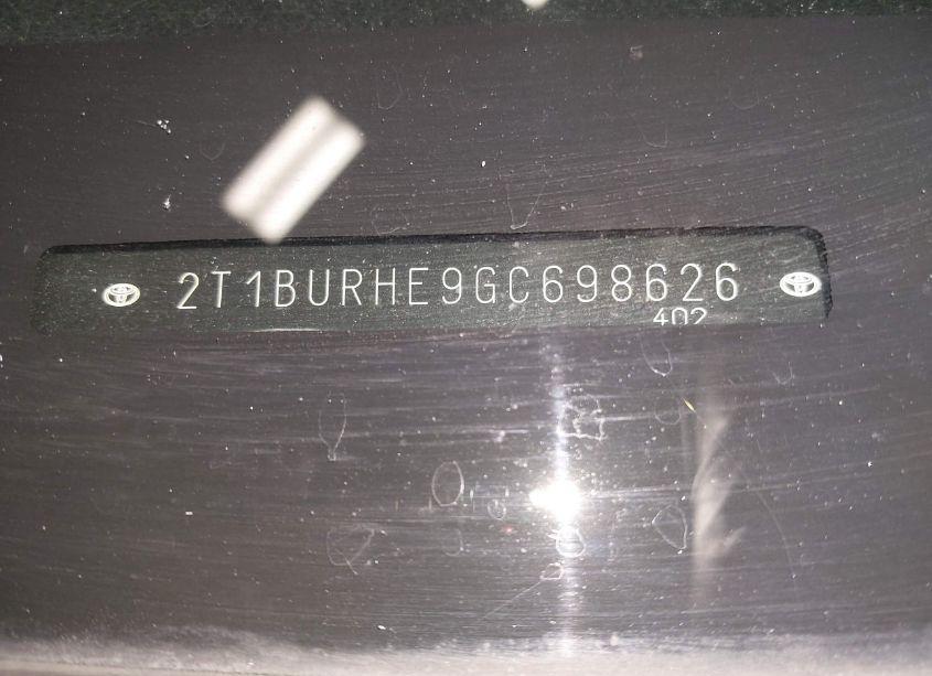 Photo 17 of 2016 Toyota Corolla LE (VIN 2T1BURHE9GC698626)