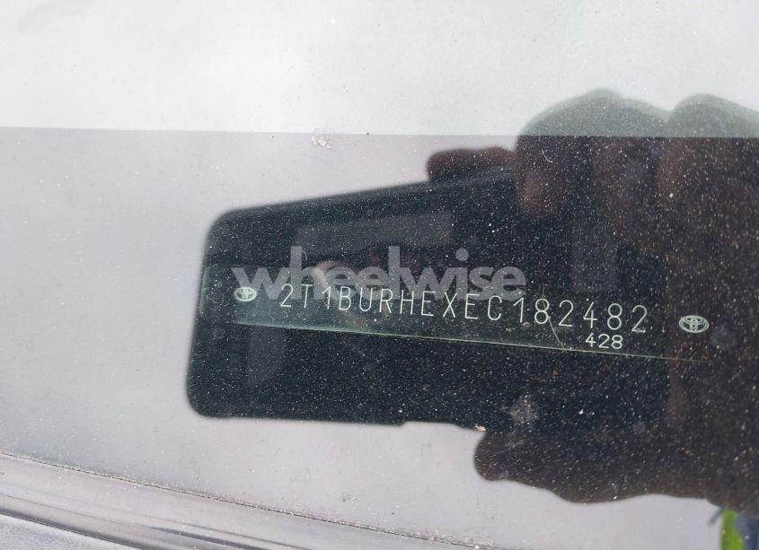 Photo 9 of 2014 Toyota Corolla LE (VIN 2T1BURHEXEC182482)