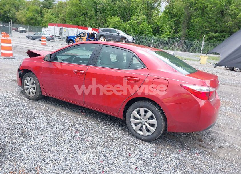 Photo 3 of 2015 Toyota Corolla LE (VIN 2T1BURHEXFC301228)