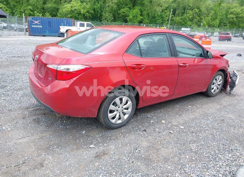 Photo 4 of 2015 Toyota Corolla LE (VIN 2T1BURHEXFC301228)